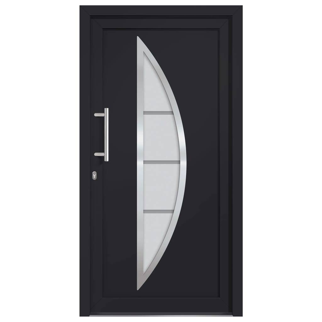 vidaXL Haustür Anthrazit 98x208 cm