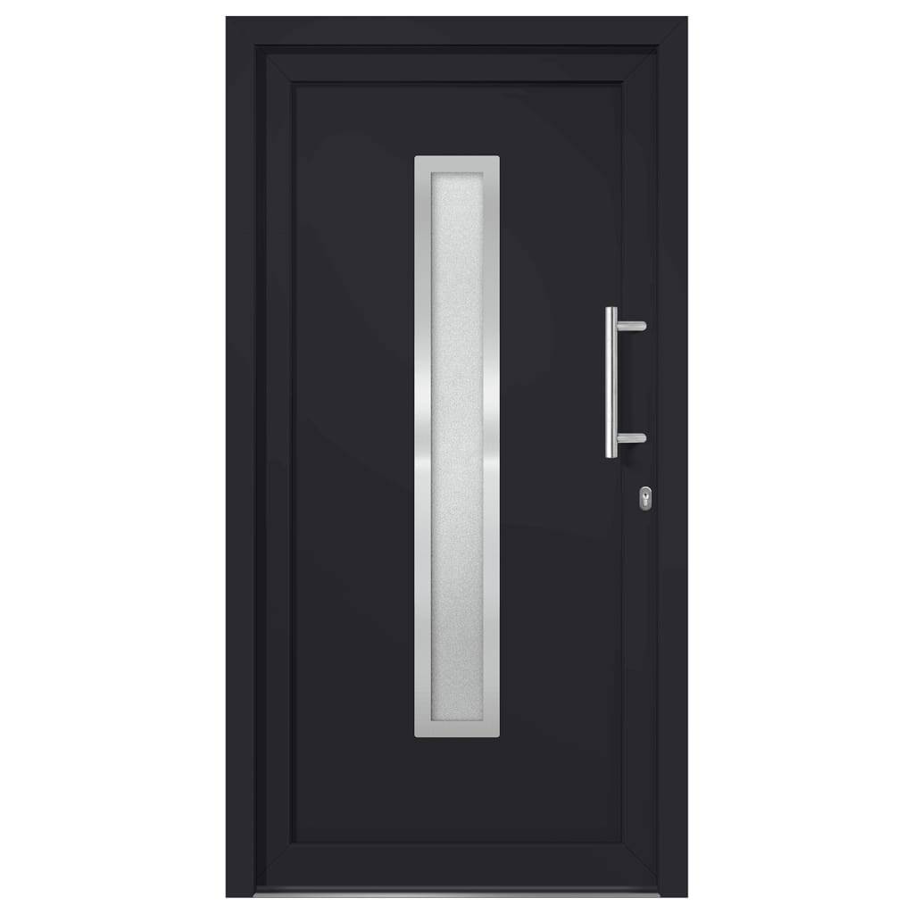 vidaXL Haustür Anthrazit 98x208 cm