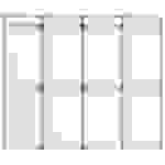 vidaXL 12-Panel Messewand Faltdisplay 242×200 cm Weiß