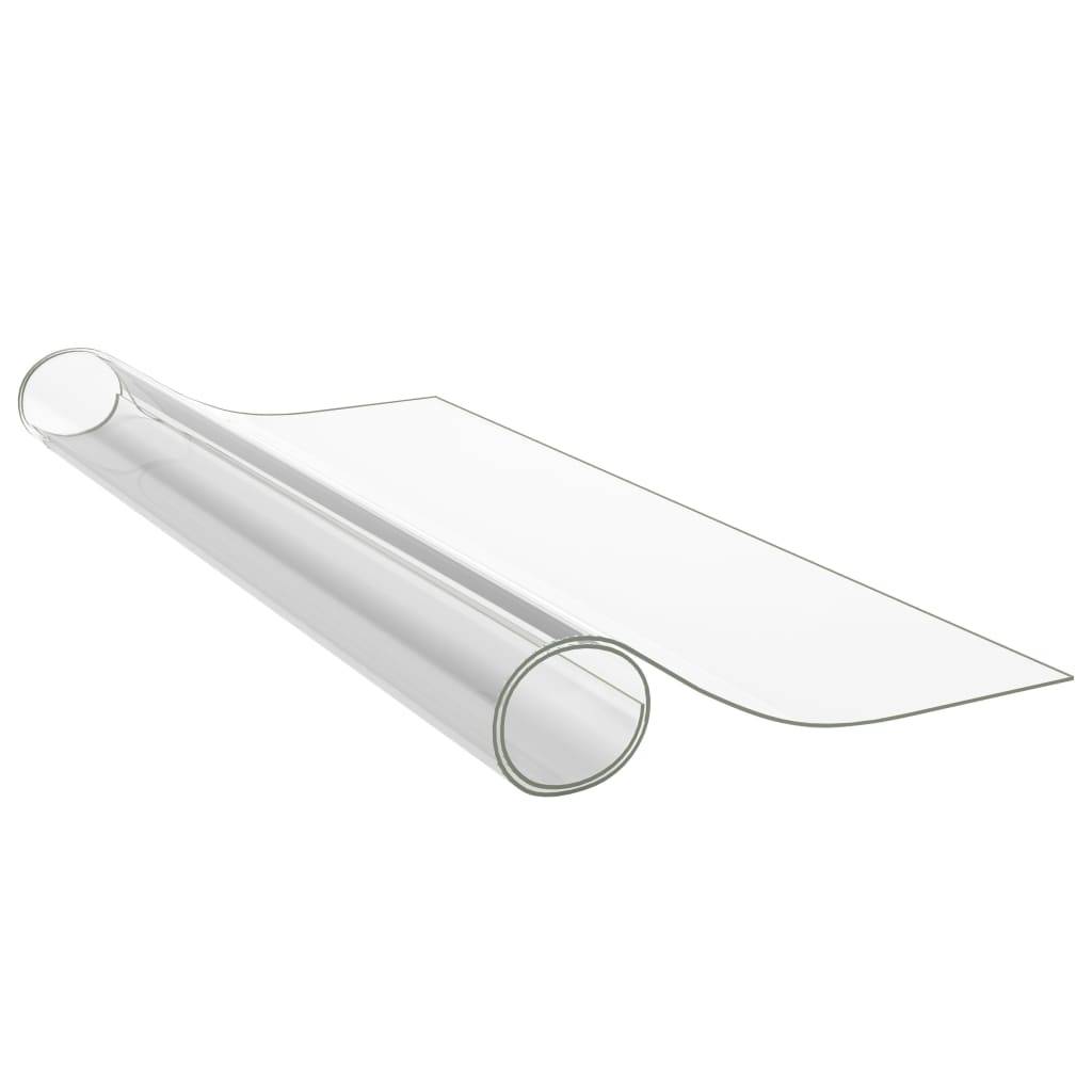 vidaXL Tischfolie Transparent 100x90 cm 2 mm PVC