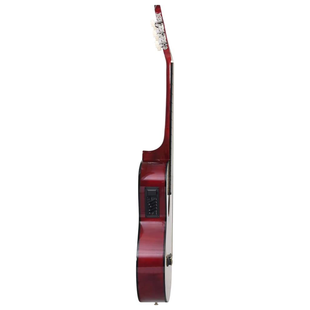 vidaXL Westerngitarre Cutaway mit Equalizer und 6 Saiten