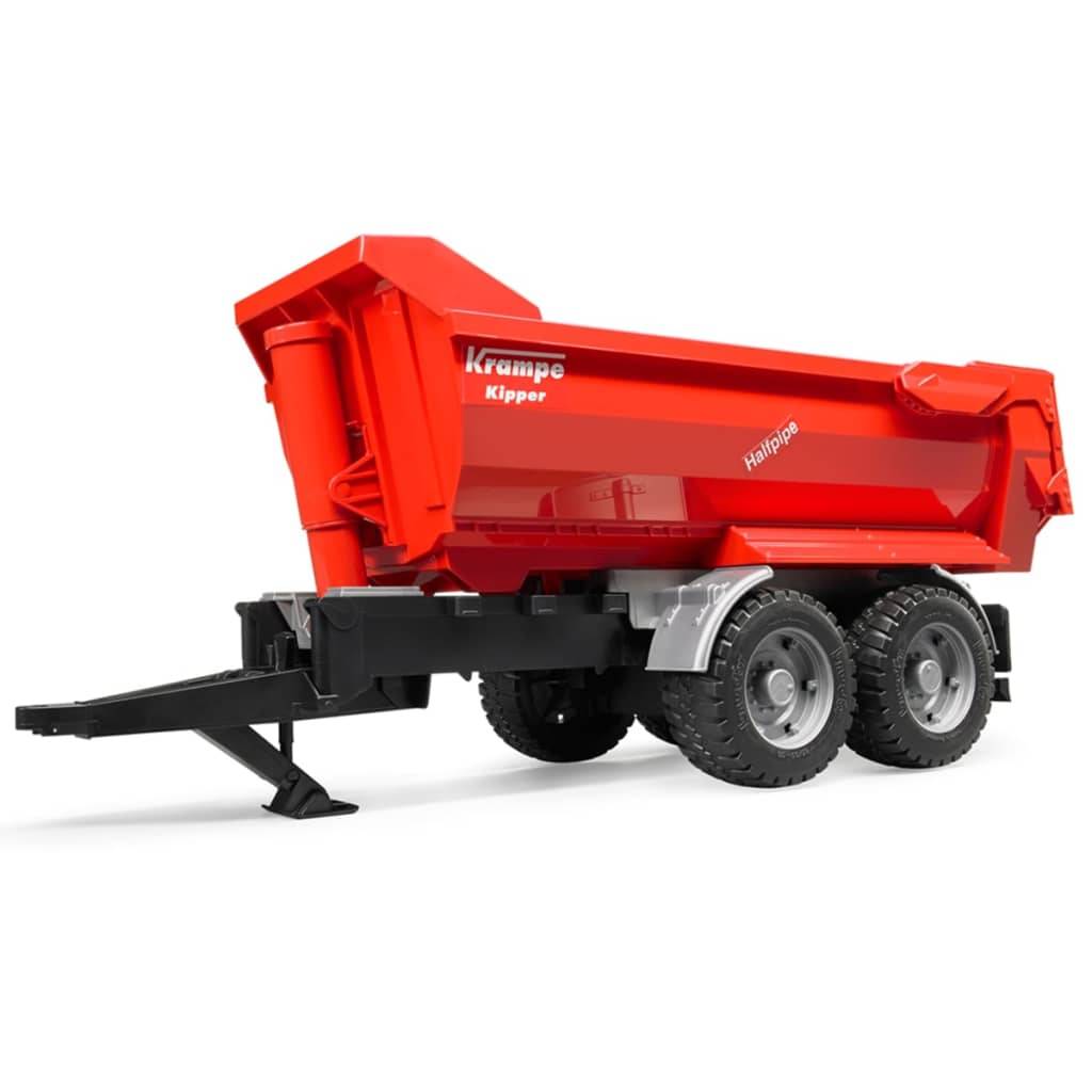 Bruder Kippanhänger Krampe Tandem-Halfpipe 1:16 02225