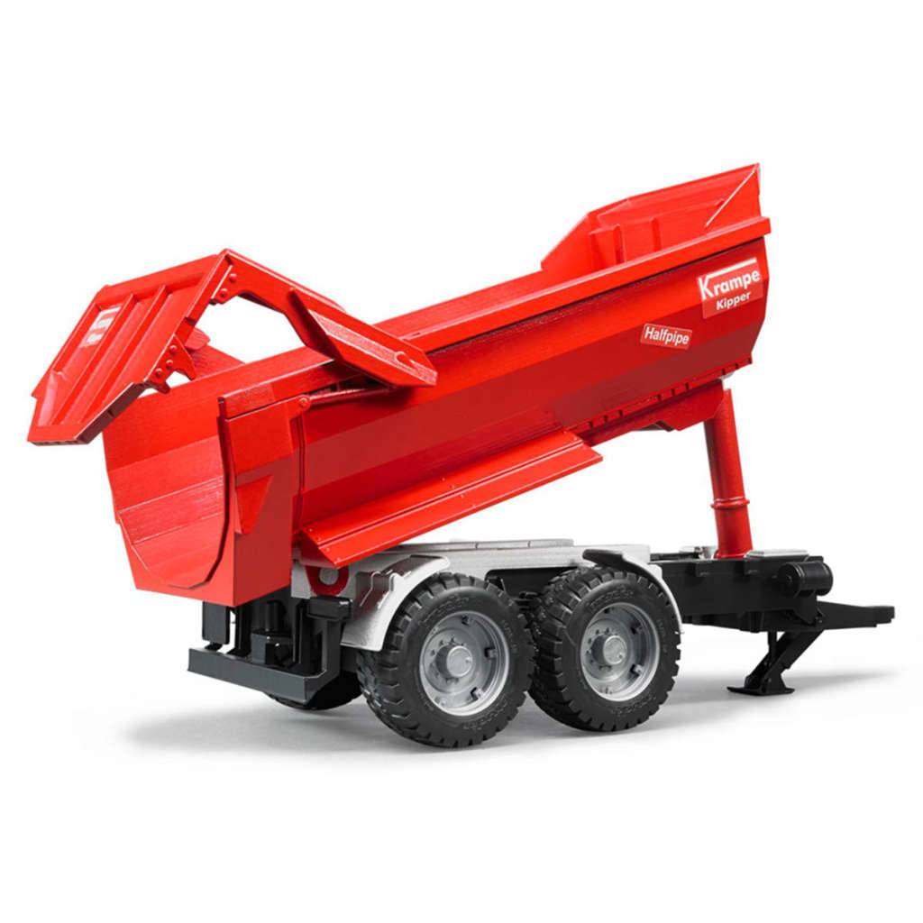 Bruder Kippanhänger Krampe Tandem-Halfpipe 1:16 02225