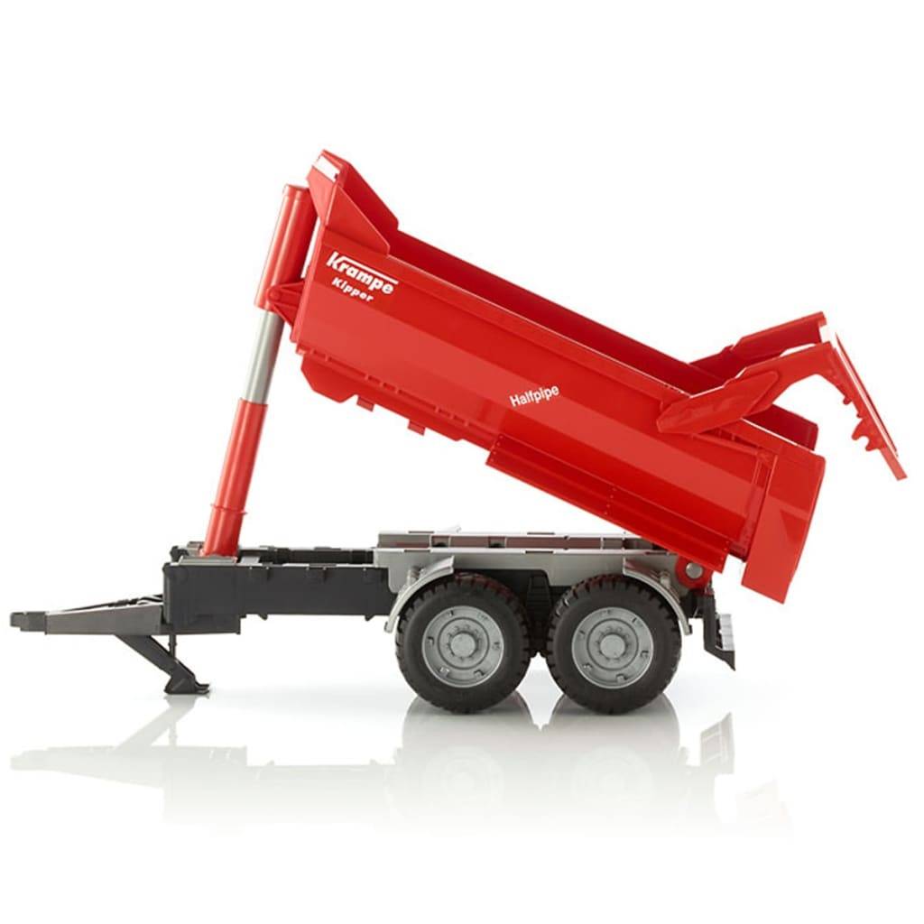 Bruder Kippanhänger Krampe Tandem-Halfpipe 1:16 02225
