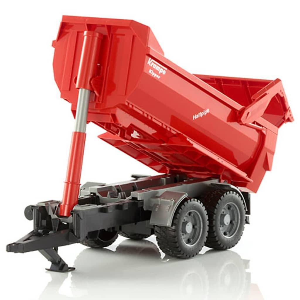 Bruder Kippanhänger Krampe Tandem-Halfpipe 1:16 02225