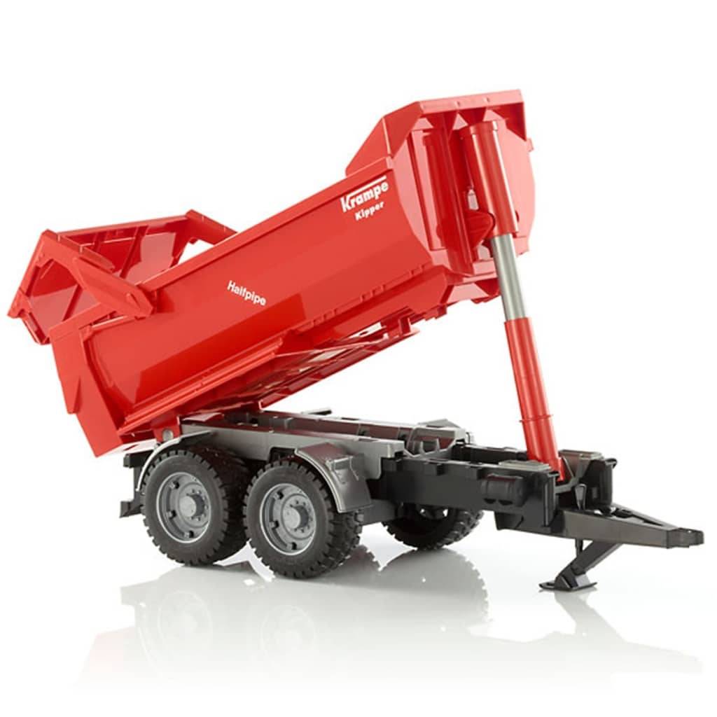 Bruder Kippanhänger Krampe Tandem-Halfpipe 1:16 02225