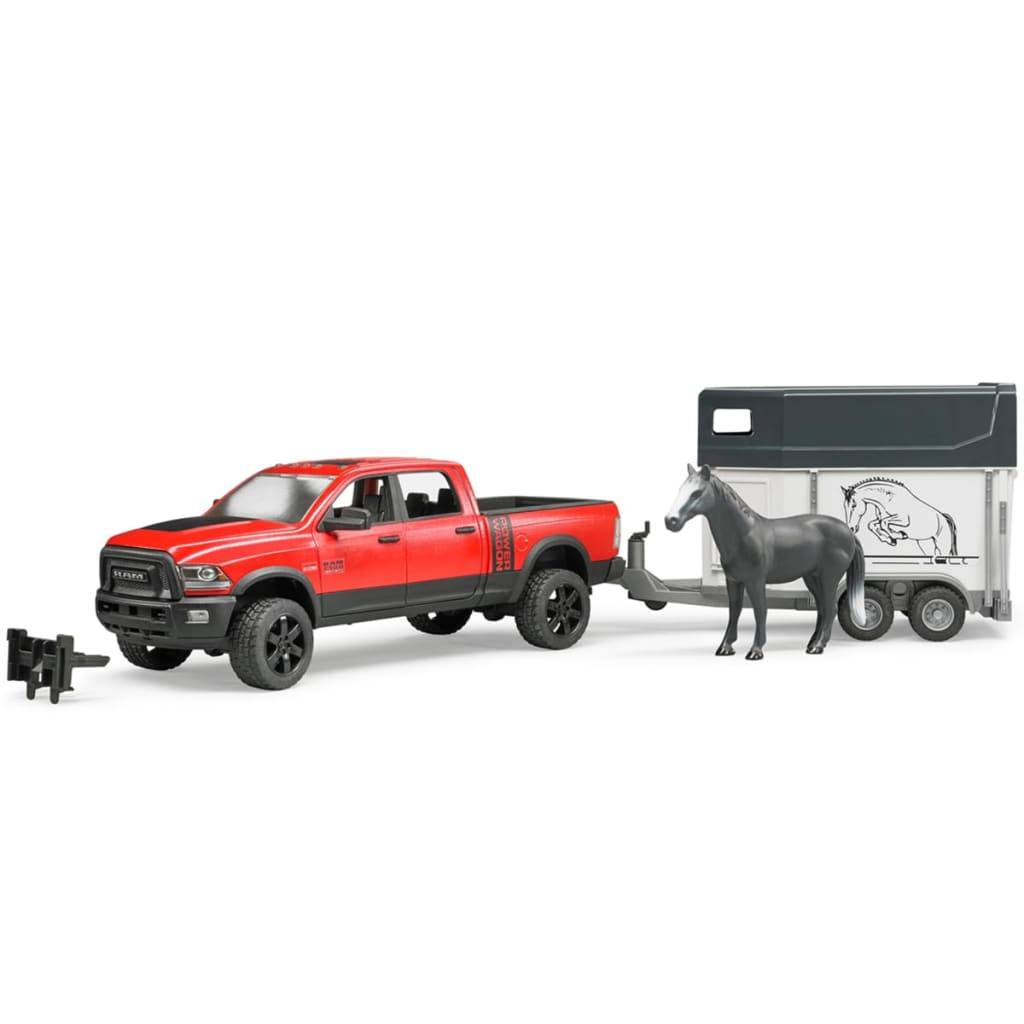 Bruder RAM 2500 Power Wagon mit Pferdeanhänger 1:16 02501
