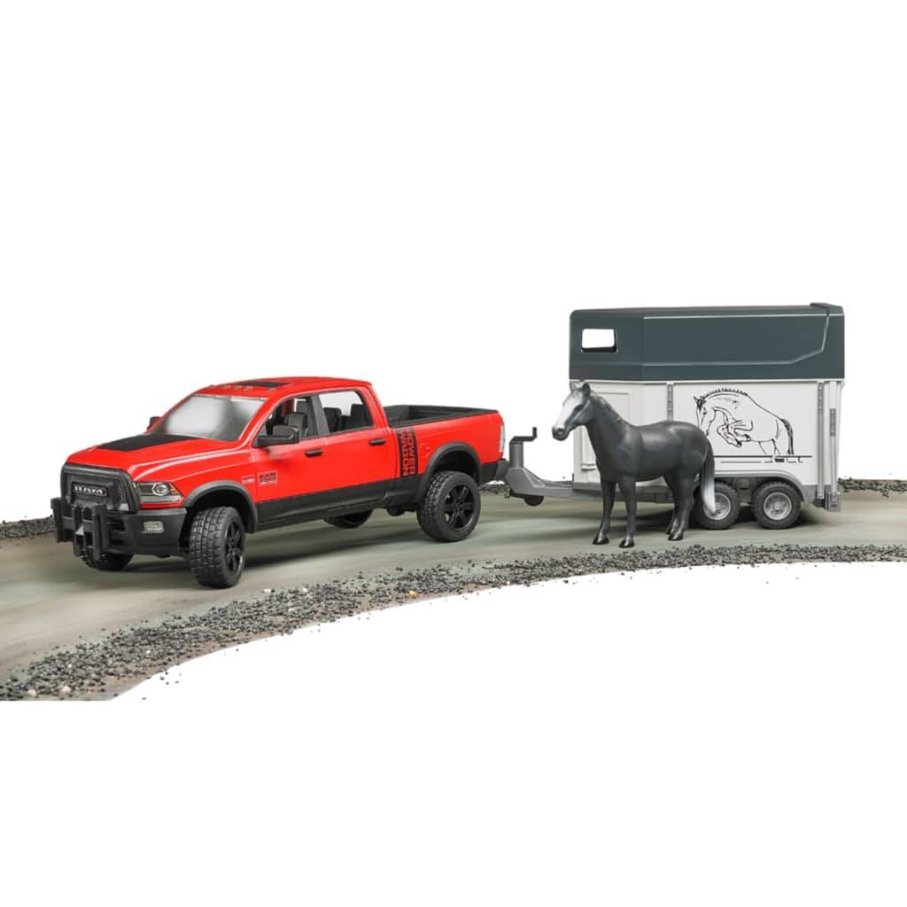 Bruder RAM 2500 Power Wagon mit Pferdeanhänger 1:16 02501