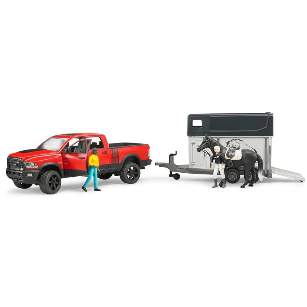 Bruder RAM 2500 Power Wagon mit Pferdeanhänger 1:16 02501