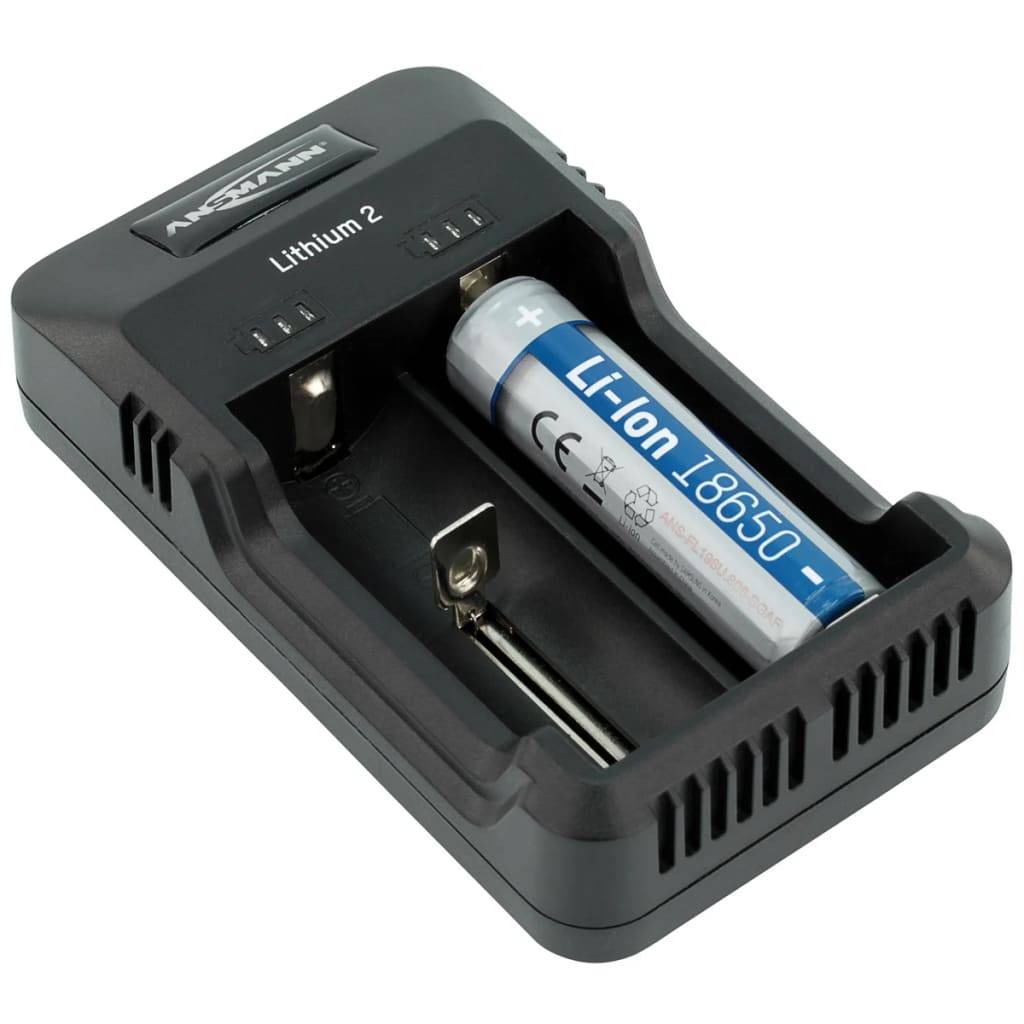 Ansmann Akku-Ladegerät Lithium 2 Schwarz 1001-0050