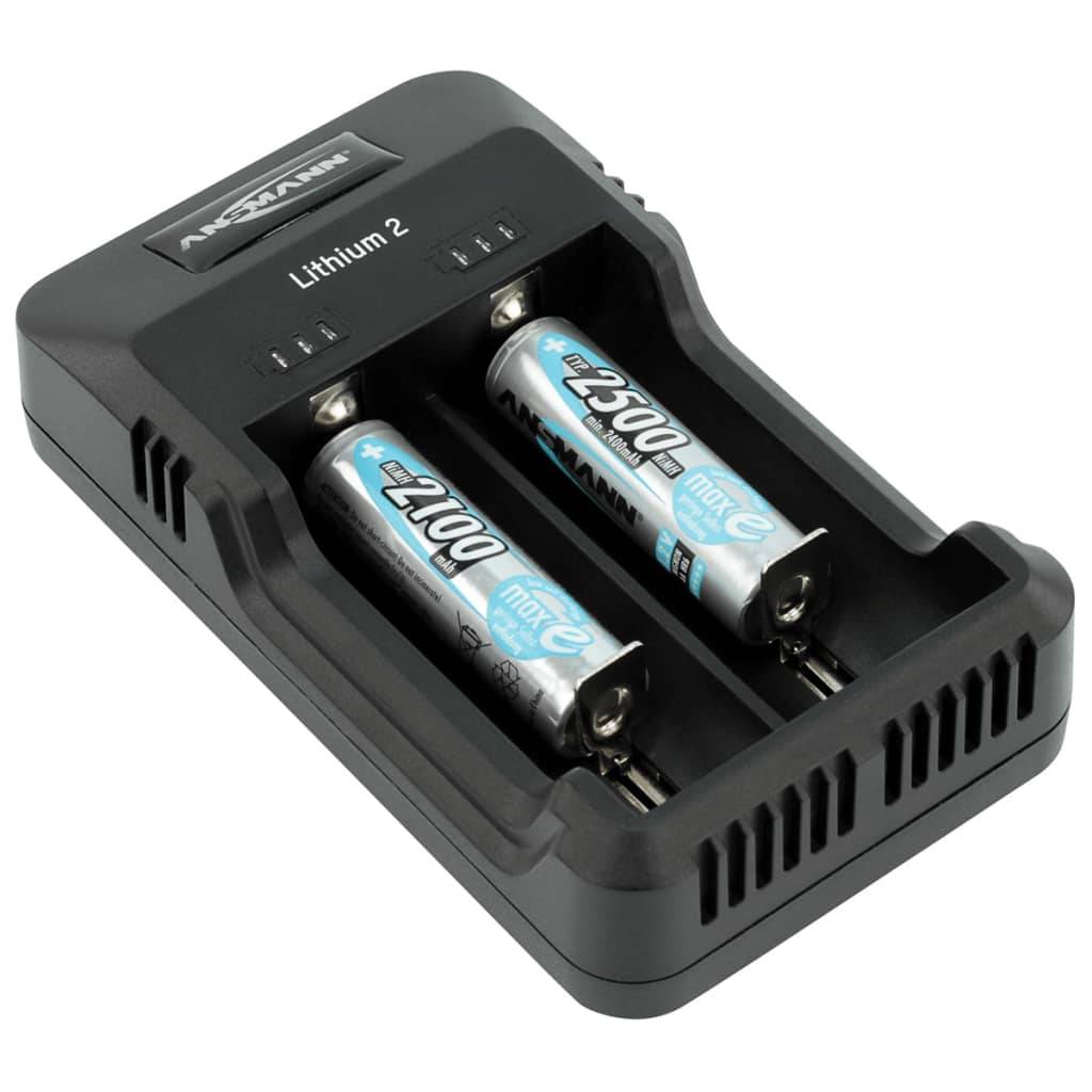 Ansmann Akku-Ladegerät Lithium 2 Schwarz 1001-0050