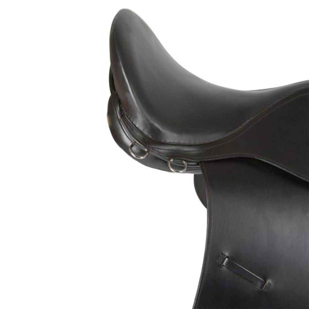 Kerbl Haflinger-Sattel Leder Schwarz 32285