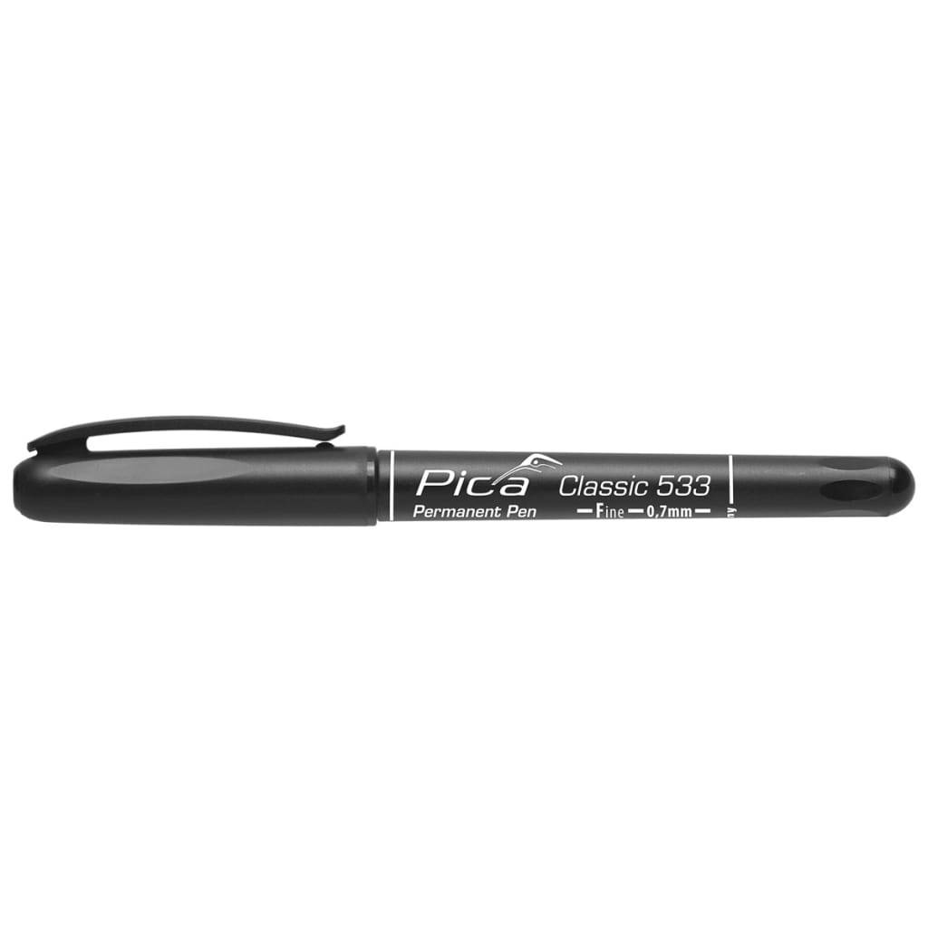 Pica Classic Permanentmarker Rundspitze 0,7 mm Schwarz