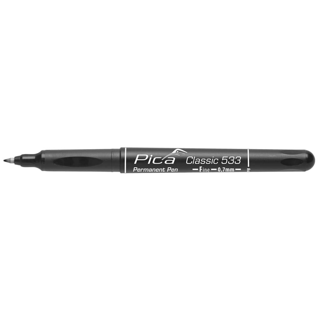 Pica Classic Permanentmarker Rundspitze 0,7 mm Schwarz