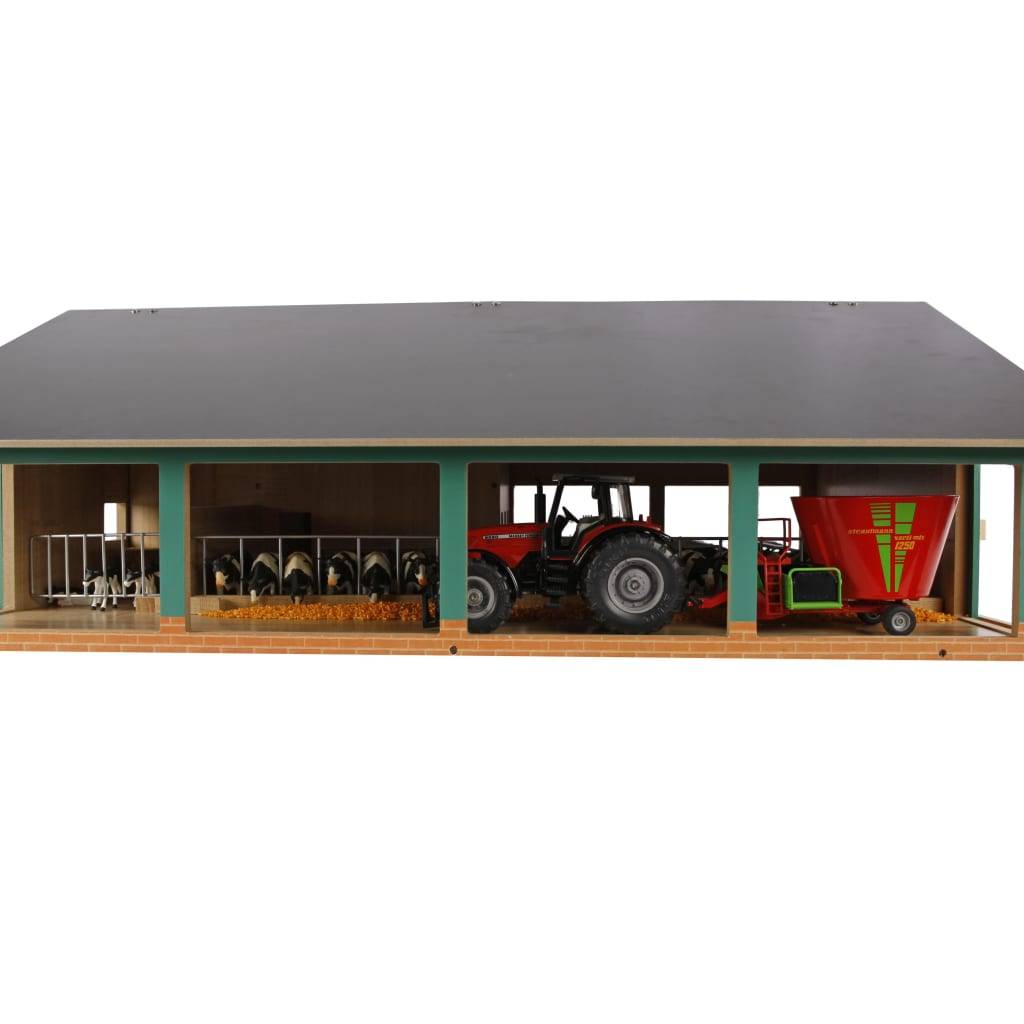 Kids Globe Kuhstall mit Melkanlage 1:32 610495