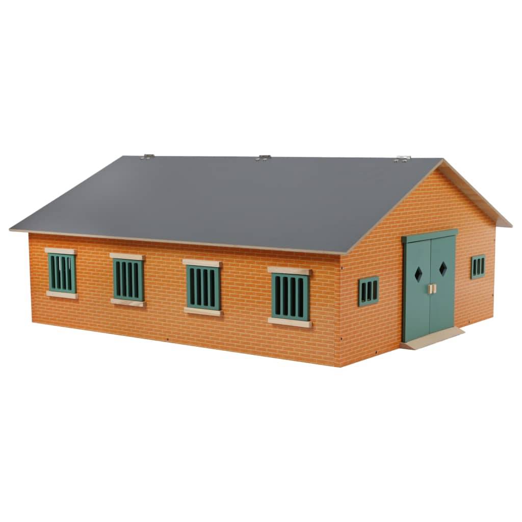 Kids Globe Bauernhof Pferdestall mit 7 Boxen 1:24 610595