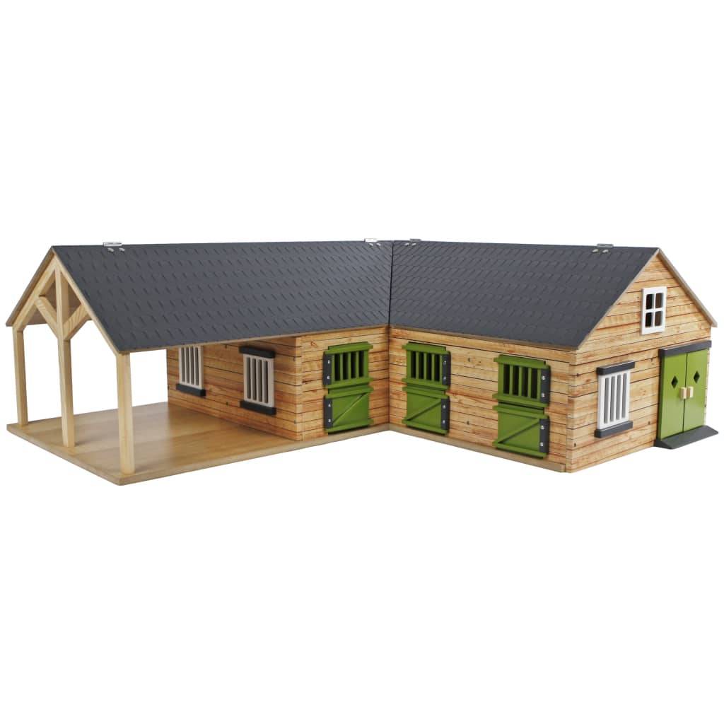 Kids Globe Pferdestall 1:24 Grau