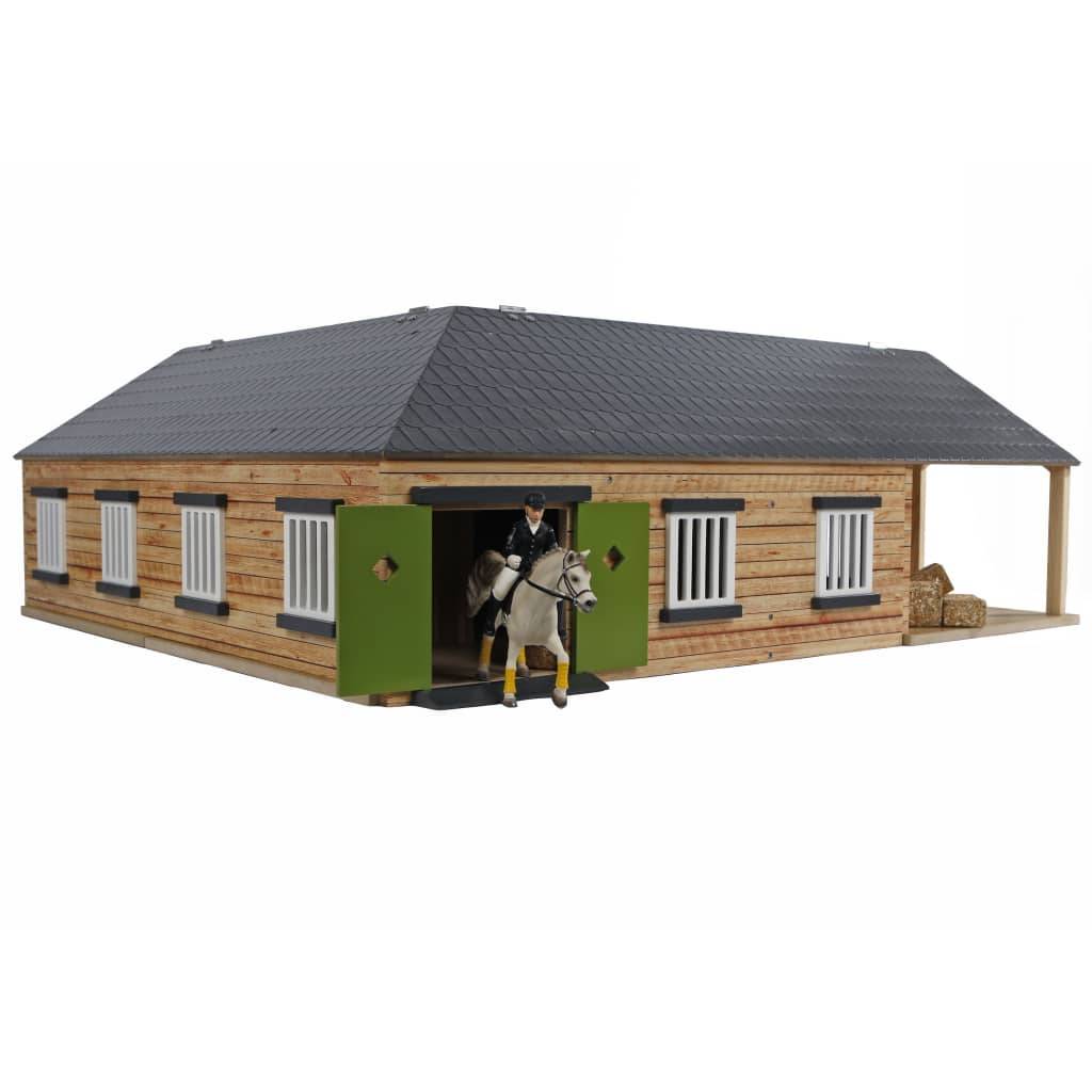Kids Globe Pferdestall 1:24 Grau