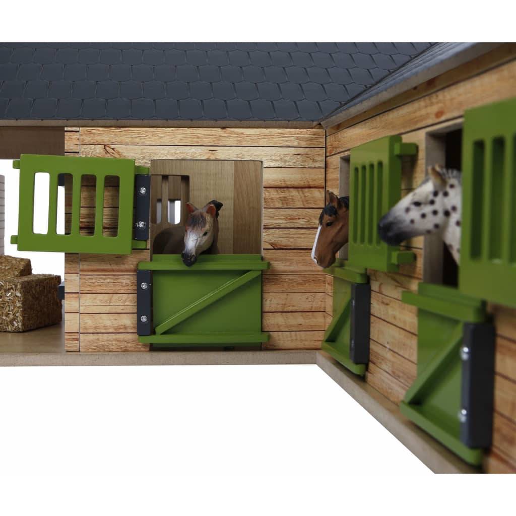 Kids Globe Pferdestall 1:24 Grau