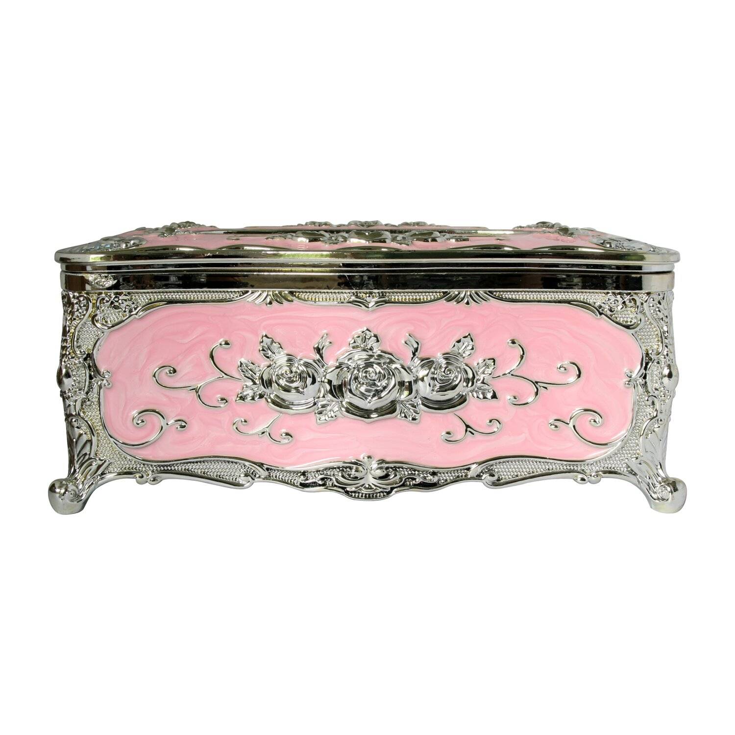 Zellerfeld Trendmax Serviettenständer Halter Serviettenspender Dekorativ Servietten Tücher Box Rosa