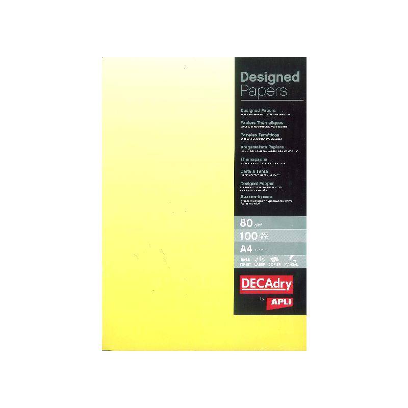 agipa Design-Papier, DIN A4, 80 g/qm, Farbverlauf gelb