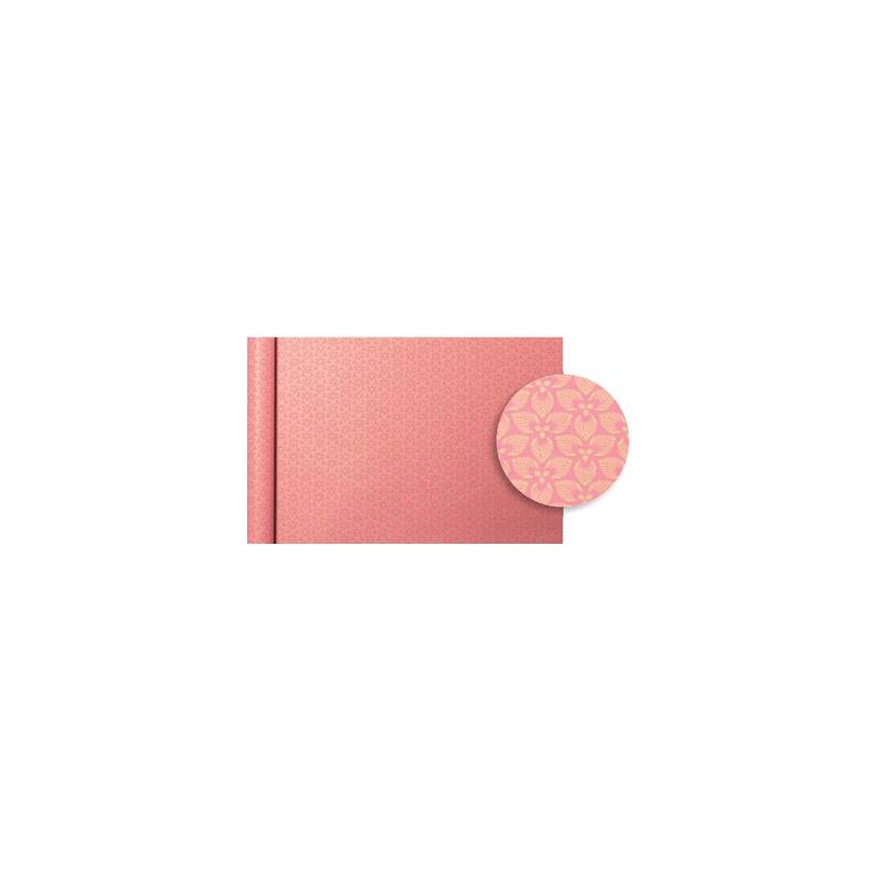 Clairefontaine Geschenkpapier "Tiny Rolls Blumen rosa"