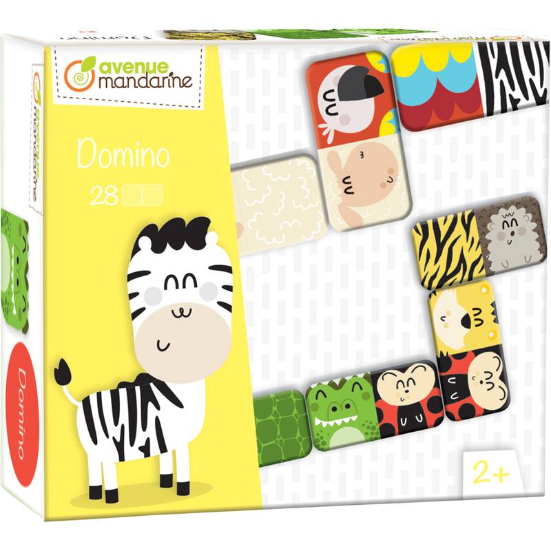 avenue mandarine Domino "Tiere & Fell"