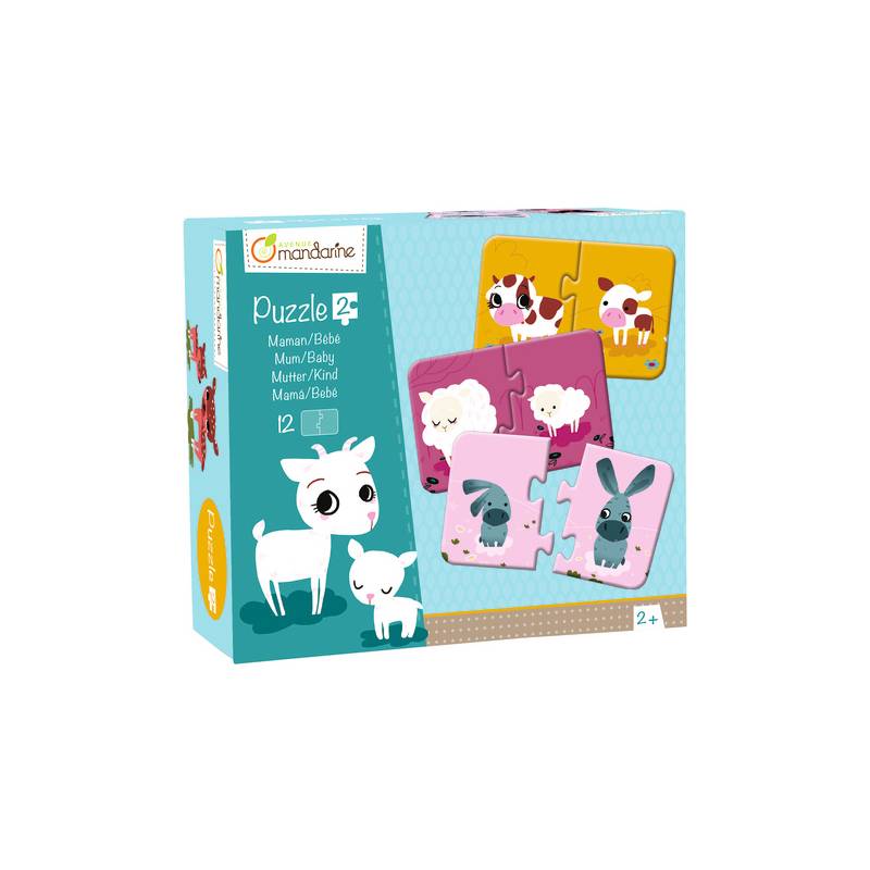 avenue mandarine 2-Teile-Puzzle "Mutter & Kind"