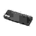 USB Port Replicator PR8.1, Dockingstation schwarz, HDMI, DisplayPort, USB