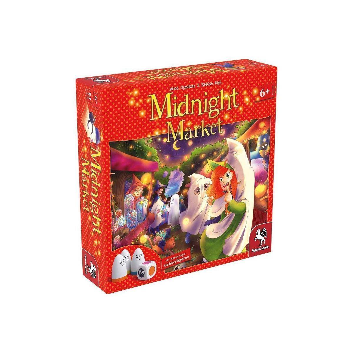 66028G - Midnight Market, Kinderspiel, für 2-4 Spieler, ab 6 Jahren (EN, DE-Ausgabe)