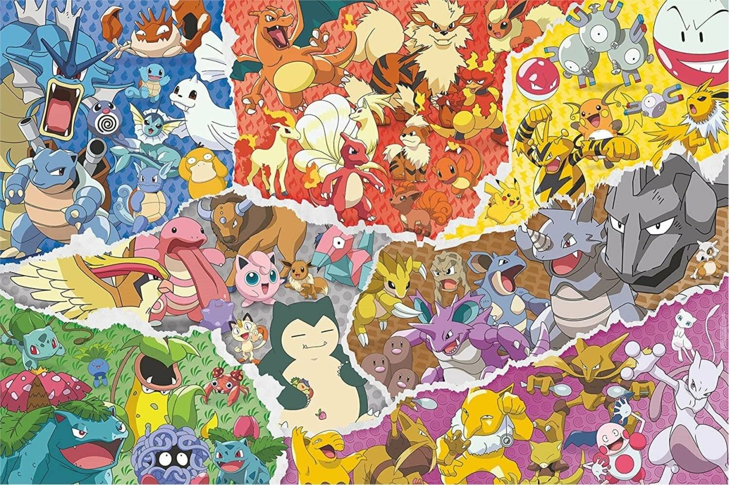 Pokémon Allstars - Puzzle 5000 Teile