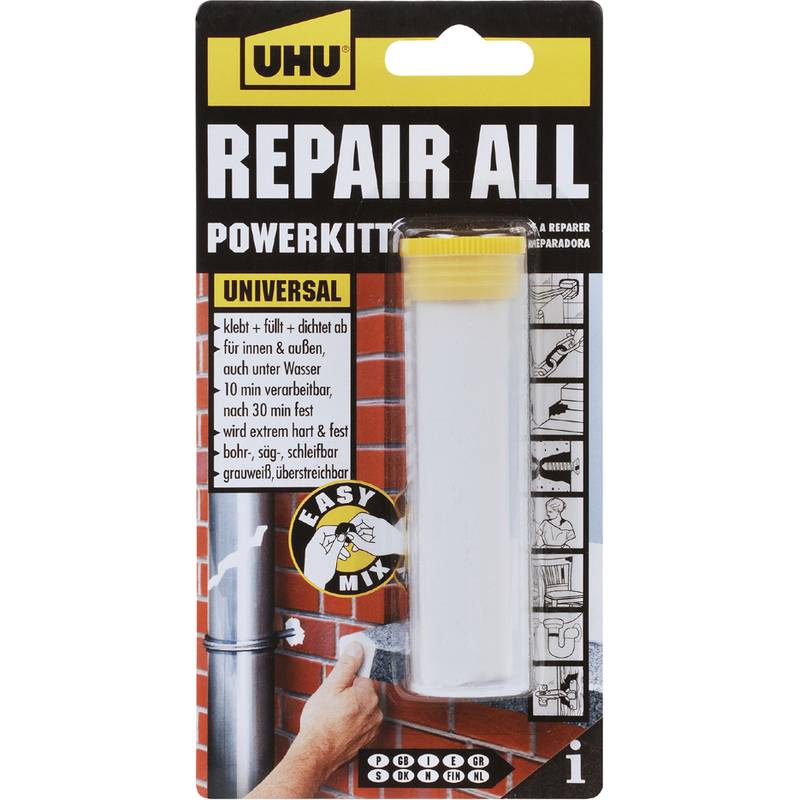 UHU 2-Komponenten-Klebstoff-Knetmasse REPAIR ALL POWERKITT