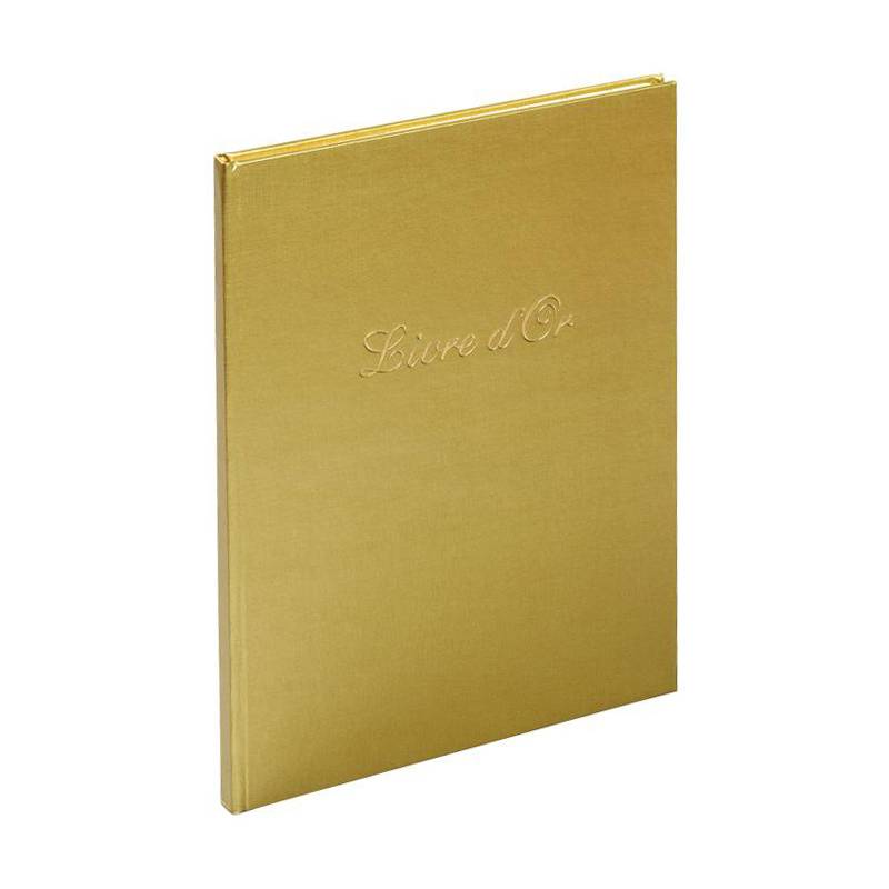 EXACOMPTA Gästebuch "Livre d'Or", 270 x 220 mm, gold
