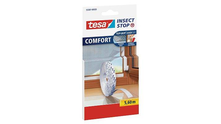 TESA Insect Stop, Montageband, Weiß, 5,6 m, Indoor