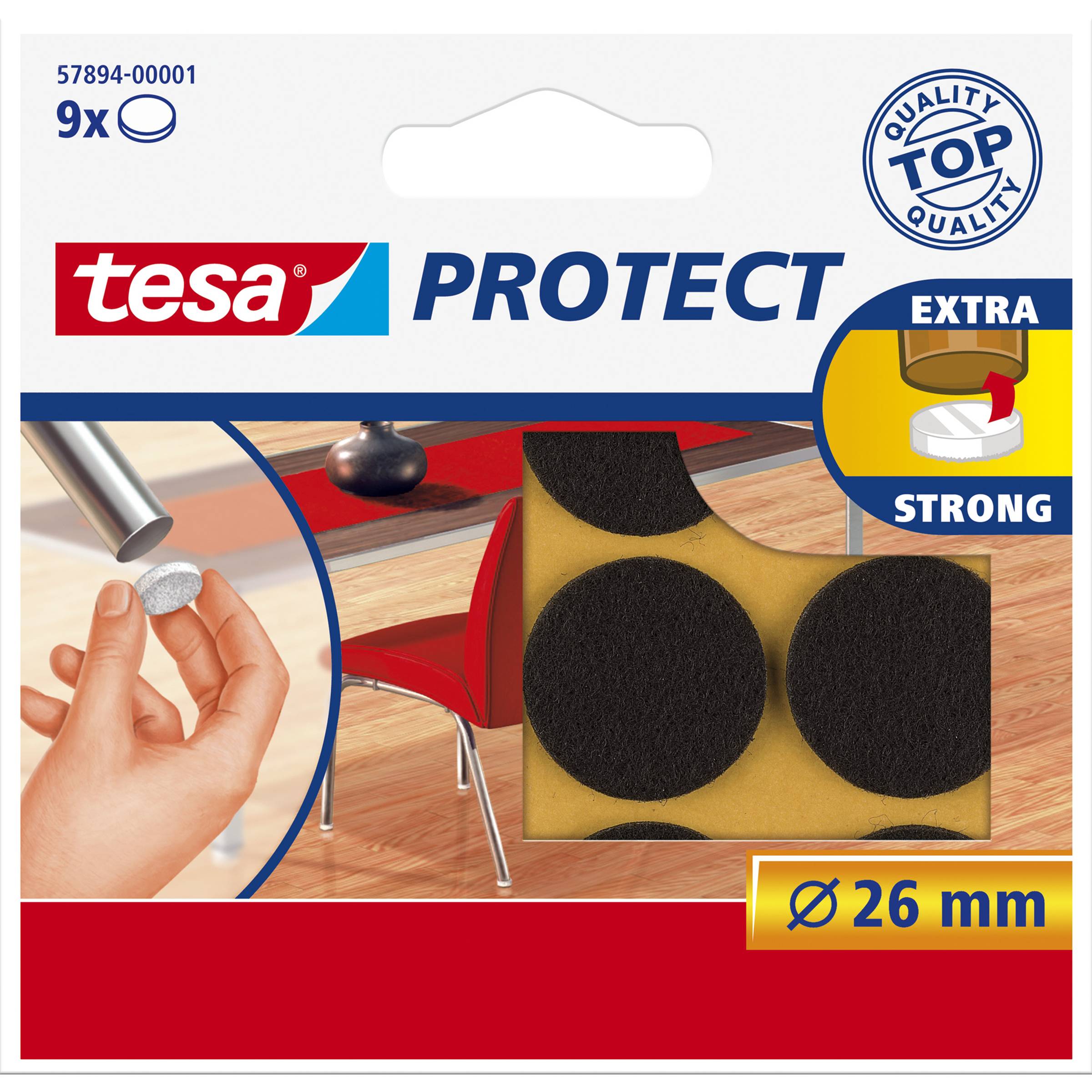 TESA Protect, Braun, Rund, 2,6 cm, 9 Stück(e)