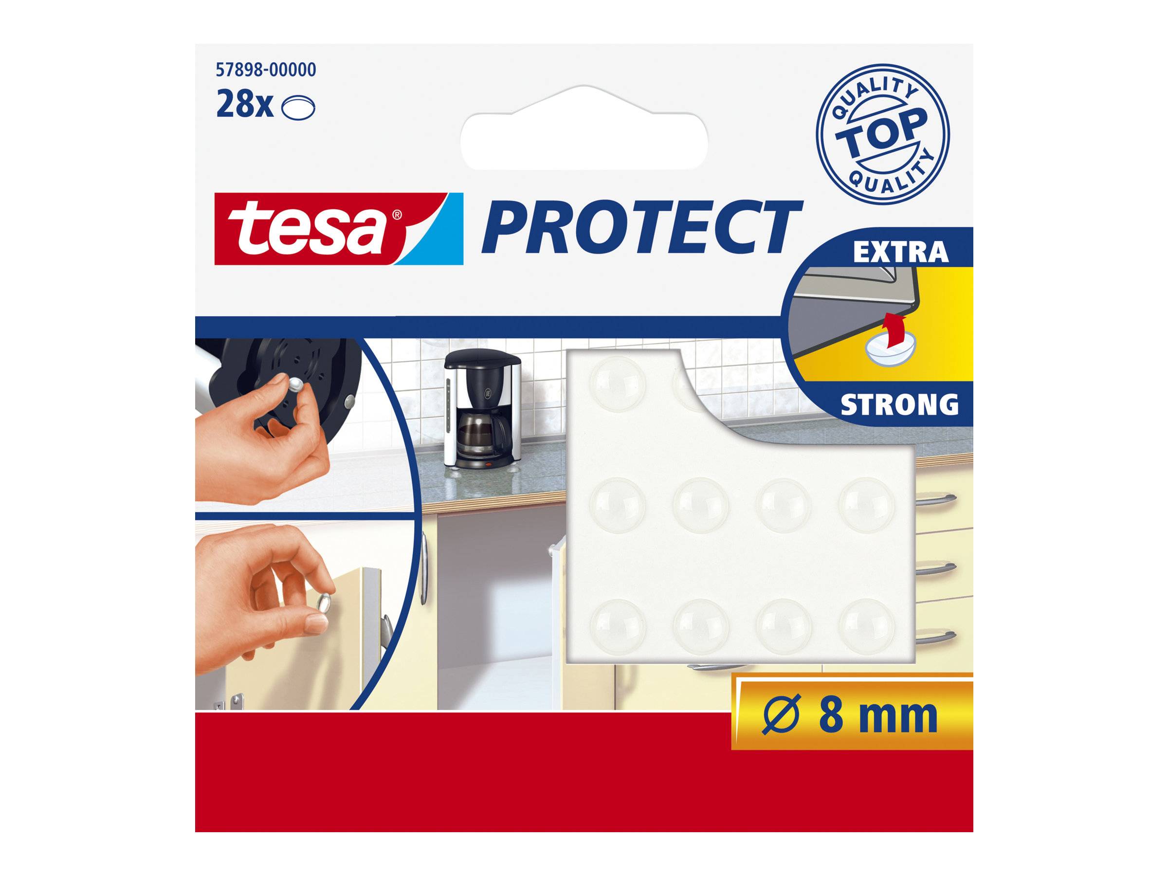 Tesa Protect - Pads - durchsichtig (Packung mit