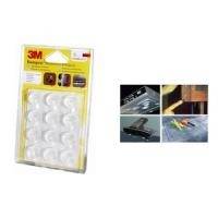 3M Bumpon Elastikpuffer, transparent, rund, Durchm