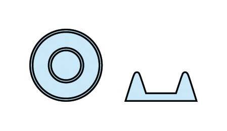 3M Deutschland Elastikpuffer SJ5009S BL (VE12x18)