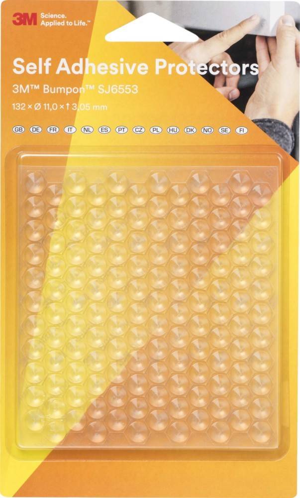 3M Deutschland Elastikpuffer SJ6553T BL(VE132x18)