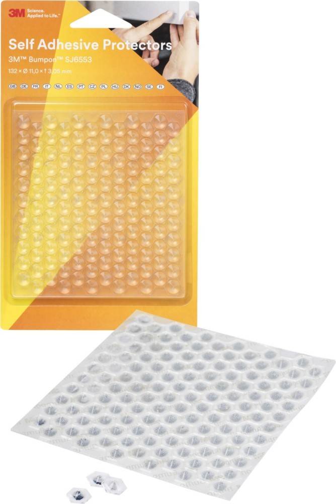 3M Deutschland Elastikpuffer SJ6553T BL(VE132x18)