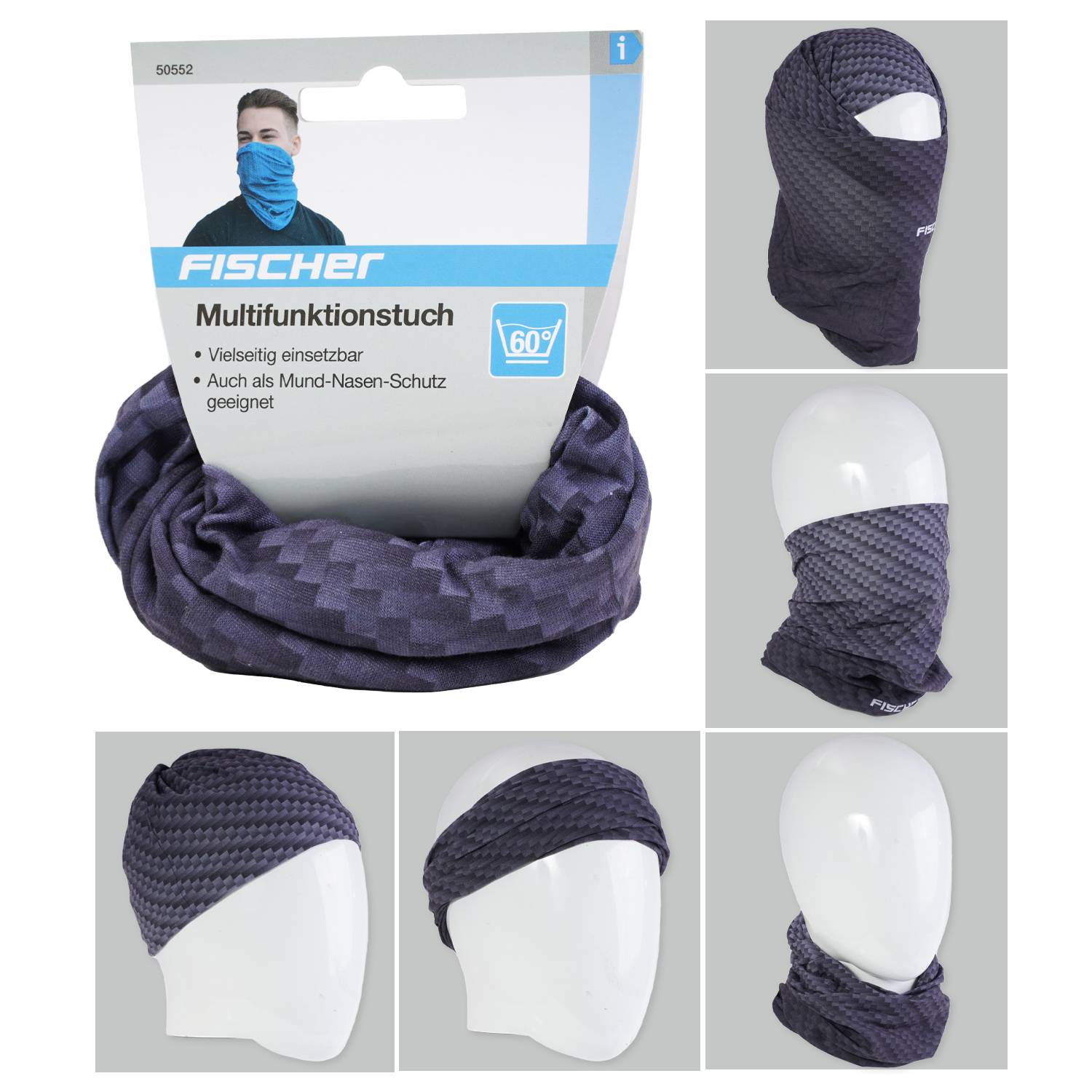 Sport Multifunktionstuch Schwarz
