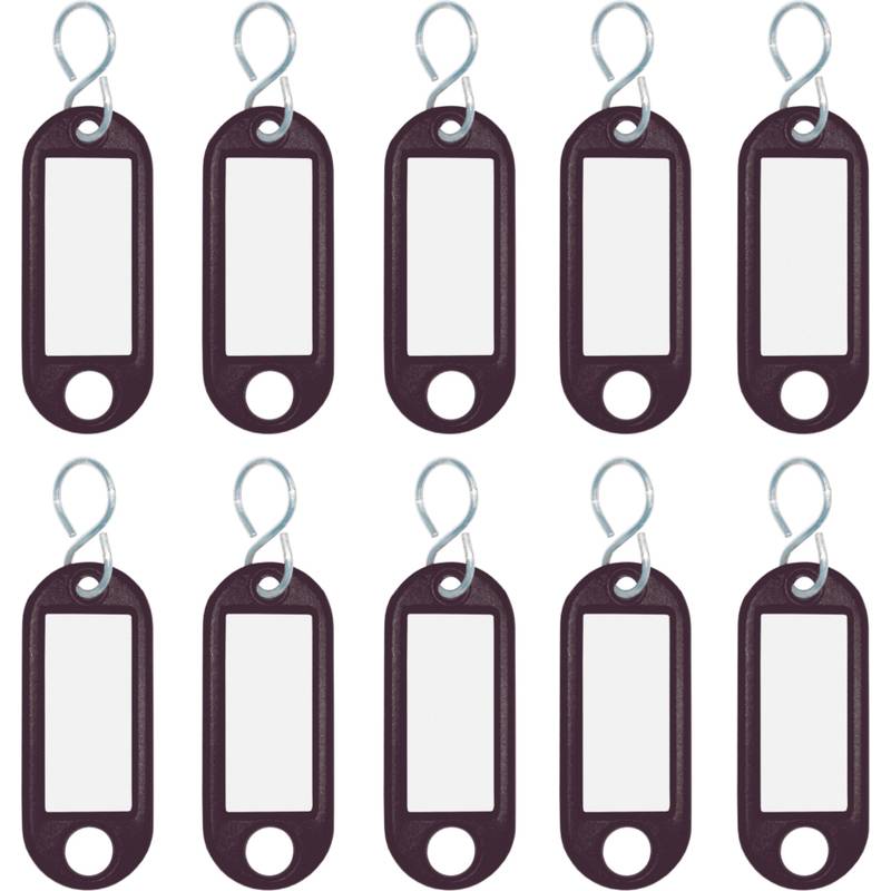 WEDO Schlüsselanhänger S-Haken, schwarz, Kleinpackung