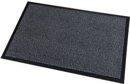 PAPERFLOW Schmutzfangmatte Super Budget (B)900 x (T)600 mm Farbe: grau, aus hochwertigem Polypropylen, Verlours-Optik,