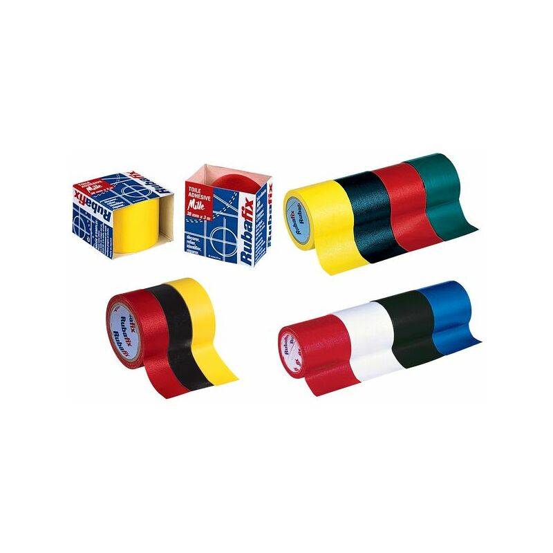 Rubafix Gewebeband, Maße: (B)19 mm x (L)3 m, weiß