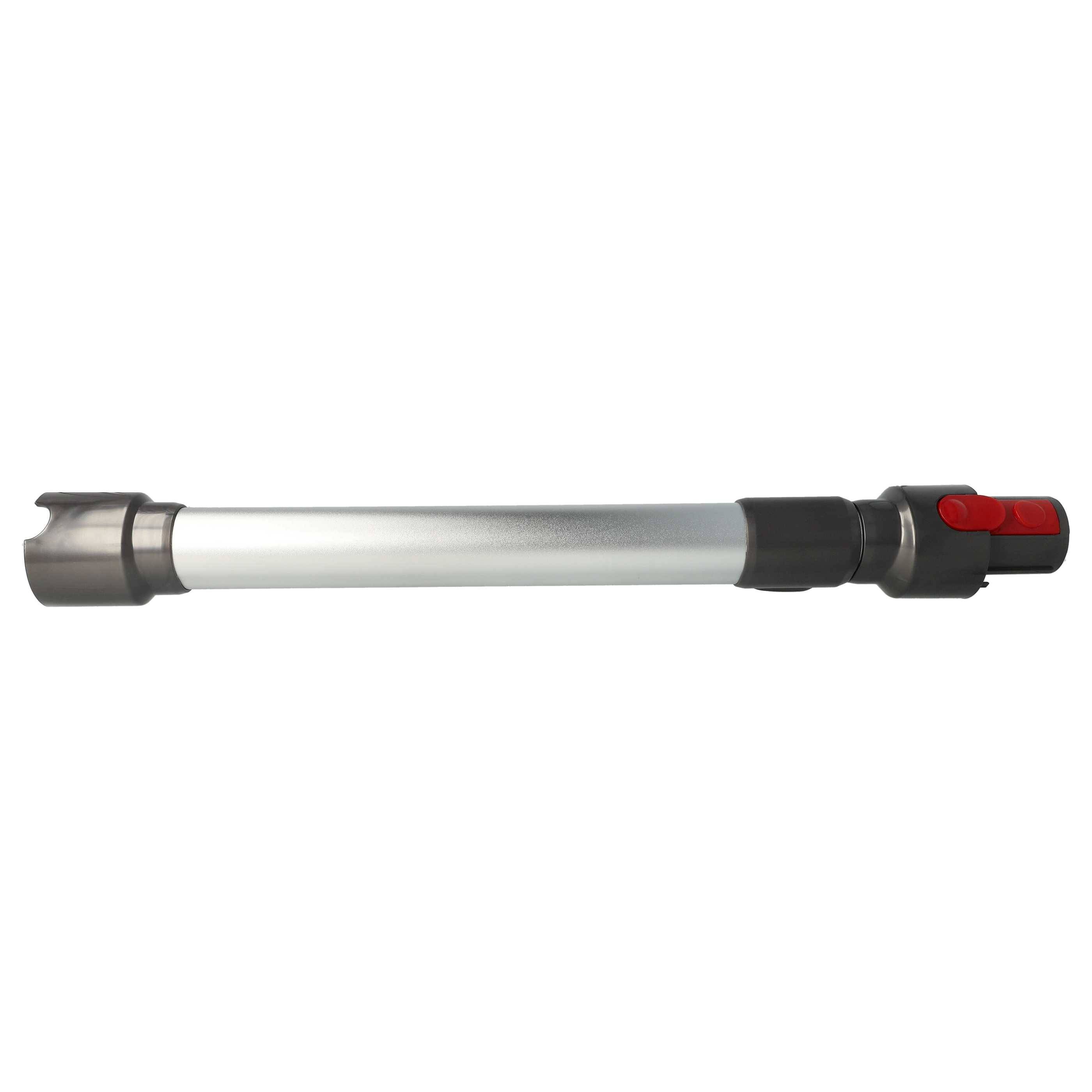 vhbw 5x Staubsaugerohr kompatibel mit Dyson V15 Detect, V15s, V15 Detect Complete, V15 Detect Absolute Staubsauger - 44,5 - 66,5cm Silber