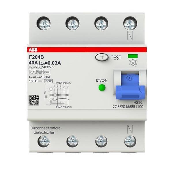 ABB Stotz S&J FI-Schutzschalter F204B-40/0,03-4TE
