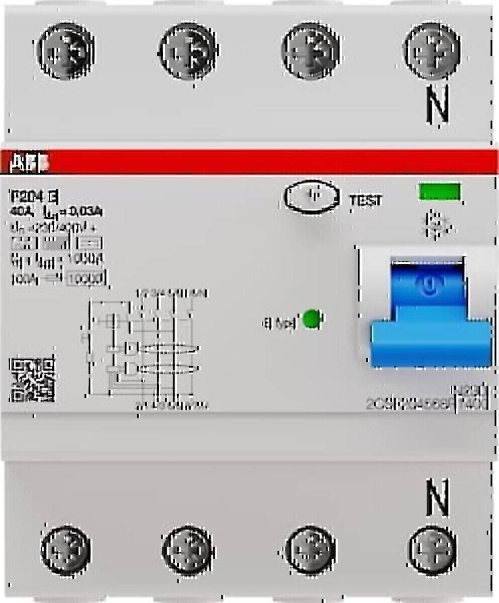 ABB Stotz S&J FI-Schutzschalter F204B-40/0,03-4TE
