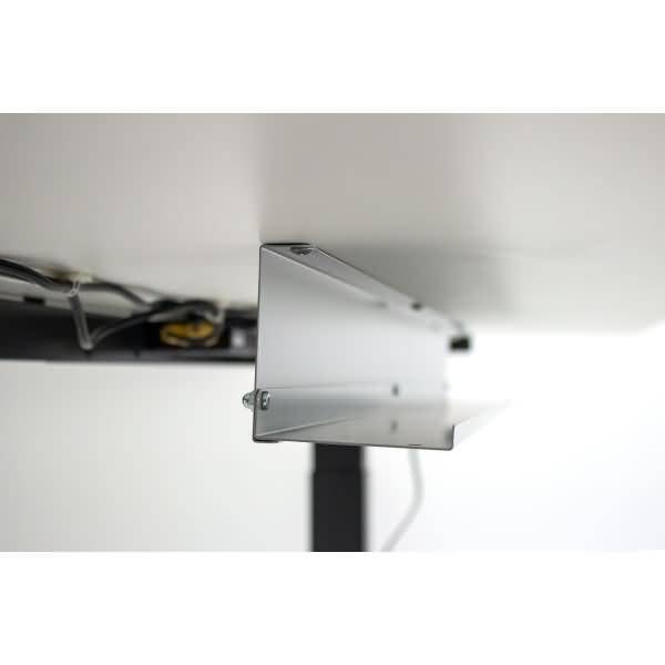 Steh-/Sitztisch SmartOffice elektrisch Fuß anthrazit 100x60x63-127cm weiß