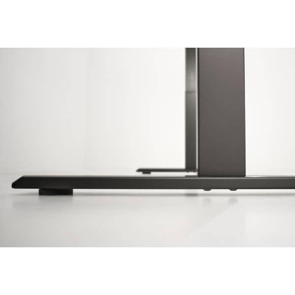 Steh-/Sitztisch SmartOffice elektrisch Fuß anthrazit 120x65x63-127cm weiß