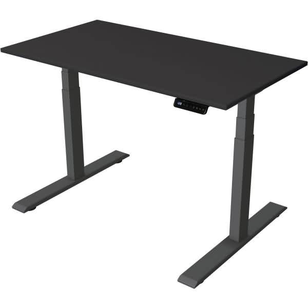 Steh-/Sitztisch SmartOffice elektrisch Fuß anthrazit 120x65x63-127cm anthrazit